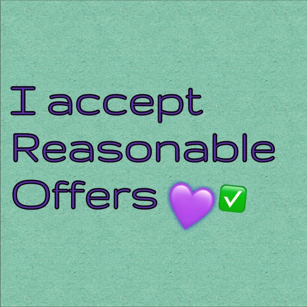 Accepting Reasonable Offers❤️